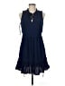 Iz Byer 100% Polyester Blue Casual Dress Size M - photo 1