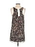 Kensie 100% Polyester Animal Print Gray Casual Dress Size XS - photo 2