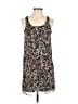 Kensie 100% Polyester Animal Print Gray Casual Dress Size XS - photo 1