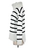 Love By Design 100% Polyester Stripes White Turtleneck Sweater Size M - photo 5