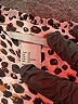 H&M 100% Polyester Animal Print Silver Long Sleeve Blouse Size 10 - photo 7