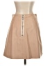 Veda 100% Polyester Solid Tan Formal Skirt Size S - photo 2