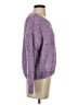 Skies Are Blue Solid Purple Pullover Sweater Size XS - photo 4
