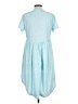 Unbranded 100% Polyester Blue Casual Dress Size L - photo 2