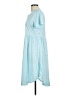 Unbranded 100% Polyester Blue Casual Dress Size L - photo 5