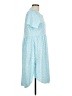 Unbranded 100% Polyester Blue Casual Dress Size L - photo 4