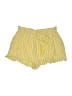 American Eagle Outfitters 100% Viscose Stripes Yellow Shorts Size S - photo 1