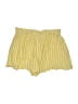 American Eagle Outfitters 100% Viscose Stripes Yellow Shorts Size S - photo 2