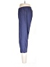 Escada 100% Cotton Solid Blue Casual Pants Size L - photo 5
