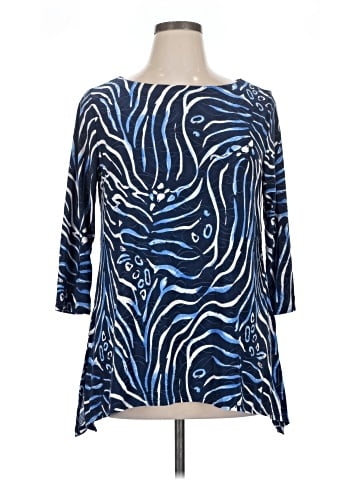 JM Collection 3/4 Sleeve Blouse (view 1)