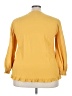 Unbranded 100% Polyester Yellow Long Sleeve Top Size 4X - photo 2