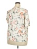 Emery Rose Floral Ivory Short Sleeve Turtleneck Size 3X - photo 2