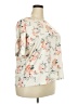 Emery Rose Floral Ivory Short Sleeve Turtleneck Size 3X - photo 4