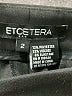 Etcetera Solid Black Dress Pants Size 2 - photo 7