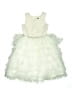 Chantilly Place 100% Polyester Ivory Dress Size 7 - photo 1