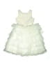 Chantilly Place 100% Polyester Ivory Dress Size 7 - photo 2
