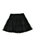 3Pommes 100% Polyester Solid Black Skirt Size 6 - photo 1