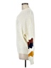 L Love 100% Acrylic Color Block Ivory Pullover Sweater Size M - photo 5