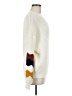 L Love 100% Acrylic Color Block Ivory Pullover Sweater Size M - photo 4