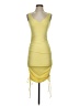 Popular 21 Solid Yellow Cocktail Dress Size S - photo 1