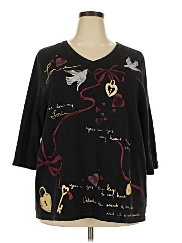 Liz & Me 3/4 Sleeve T-Shirt (view 1)