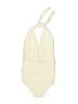 Sauipe Solid Ivory One Piece Swimsuit Size S - photo 2