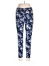 Cali Active Print Blue Casual Pants Size L - photo 1