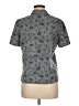 Notations Print Gray Short Sleeve Blouse Size 6 (petite) - photo 2