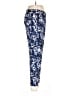 Cali Active Print Blue Casual Pants Size L - photo 4