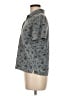 Notations Print Gray Short Sleeve Blouse Size 6 (petite) - photo 5
