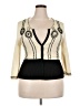 Victor Costa Ivory Cardigan Size XL - photo 1