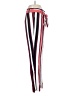 Express 100% Polyester Stripes Red Casual Pants Size 8 Long - photo 4