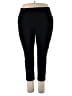 George Solid Black Active Pants Size 3X - photo 1