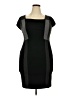 6th & LN Color Block Black Cocktail Dress Size 14 - photo 1