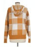 RACHEL Rachel Roy Checkered-gingham Orange Pullover Sweater Size L - photo 2