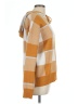 RACHEL Rachel Roy Checkered-gingham Orange Pullover Sweater Size L - photo 4