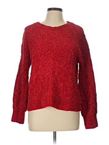 Pink Rose Pullover Sweater (view 1)