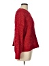 Pink Rose 100% Polyester Tweed Red Pullover Sweater Size L - photo 4