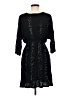 Sequin 100% Rayon Stars Black Cocktail Dress Size M - photo 2