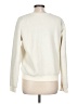 Lucky Brand 100% Polyester Solid Ivory Pullover Sweater Size L - photo 2