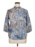 Unbranded Paisley Blue 3/4 Sleeve Blouse Size XL - photo 1