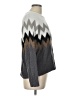 Blu Pepper Chevron-herringbone Gray Pullover Sweater Size L - photo 4