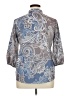 Unbranded Paisley Blue 3/4 Sleeve Blouse Size XL - photo 2