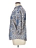 Unbranded Paisley Blue 3/4 Sleeve Blouse Size XL - photo 5