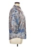 Unbranded Paisley Blue 3/4 Sleeve Blouse Size XL - photo 4