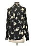 H&M 100% Polyester Floral Black Long Sleeve Blouse Size 0 - photo 2