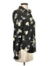 H&M 100% Polyester Floral Black Long Sleeve Blouse Size 0 - photo 4