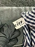 Assorted Brands Checkered-gingham Silver Long Sleeve Blouse Size L - photo 7