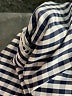 Assorted Brands Checkered-gingham Silver Long Sleeve Blouse Size L - photo 8