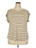Mystree Tan Short Sleeve Top Size 2X - photo 1
